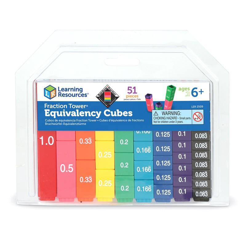 Fraction Tower Equivalency Cube - Albagame