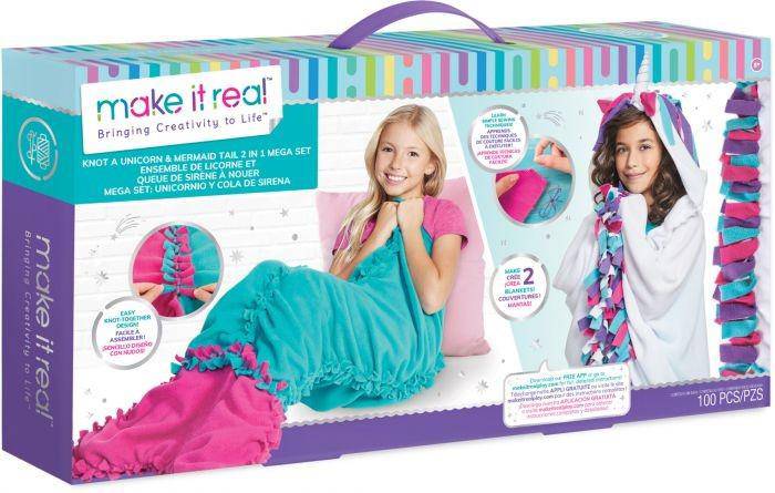 Make It Real Knot A Unicorn & Mermaid 2in1 Mega Set - Albagame