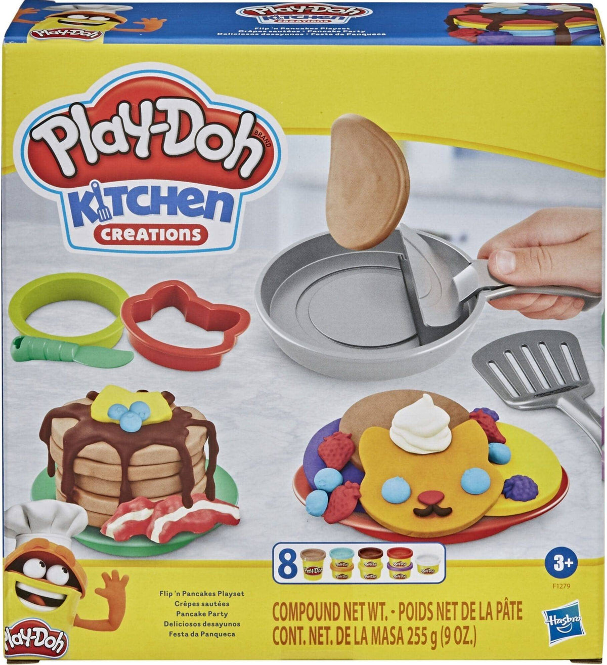 Playdoh Kitchen Creations Flip ’N Pancakes Playset - Albagame