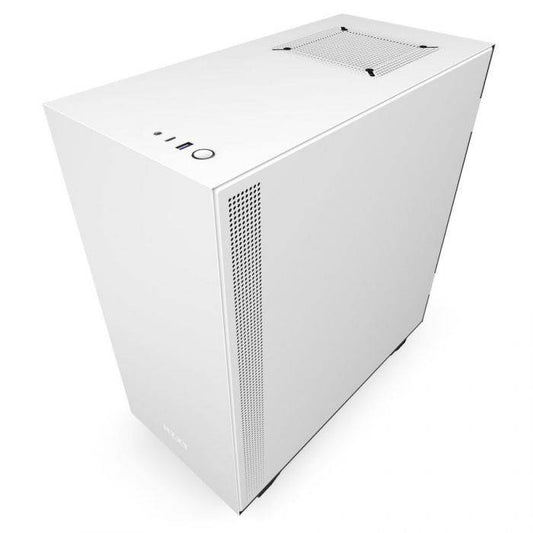 Case NZXT H510 Midi-Tower Tempered Glass White - Albagame