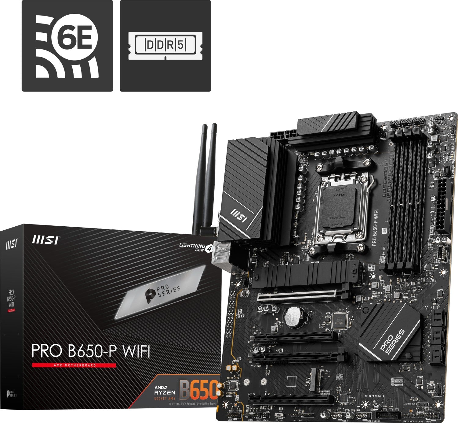 MSI B650-P PRO WiFi , ATX , Socket AM5 - Albagame