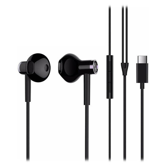 Earphone Xiaomi Mi Dual Driver Type-C Black 18718 - Albagame