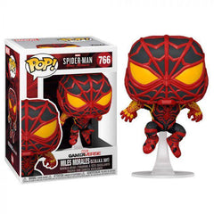 Figure Funko Pop! Bobble Heroes 766: Marvel Spider-Man Miles Morales-STRIKE Suit - Albagame