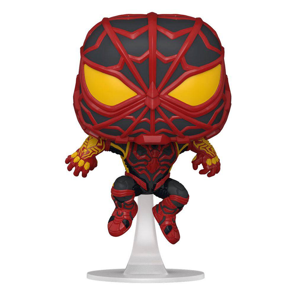 Figure Funko Pop! Bobble Heroes 766: Marvel Spider-Man Miles Morales-STRIKE Suit - Albagame