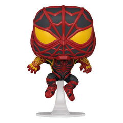 Figure Funko Pop! Bobble Heroes 766: Marvel Spider-Man Miles Morales-STRIKE Suit - Albagame