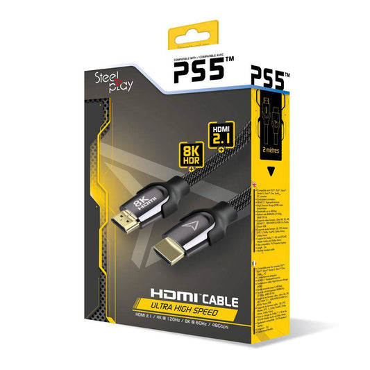 Cable Steelplay Hdmi PS5 High Speed Ultra HD LED 2.1 8K 2m - Albagame