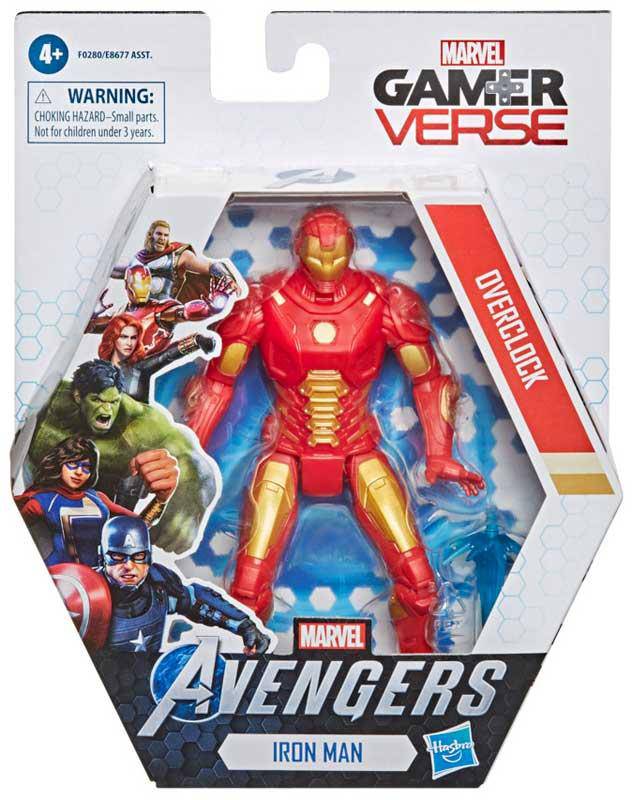 Figure Marvel Gamer Verse Avengers Iron Man Overclock 15cm - Albagame