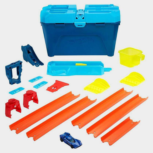 Vehicle Hot Wheels Track Builder Crash Box Playset - Albagame