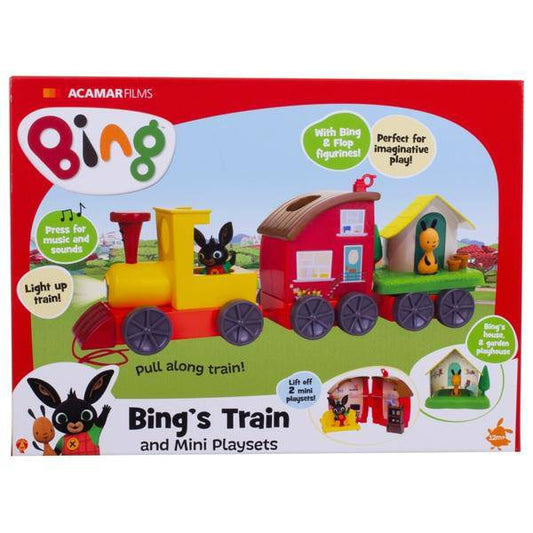Bing's Lights and Sounds Train with Mini Playsets - Albagame