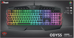 Keyboard Trust GXT 881 ODYSS Semi-Mechanical - Albagame