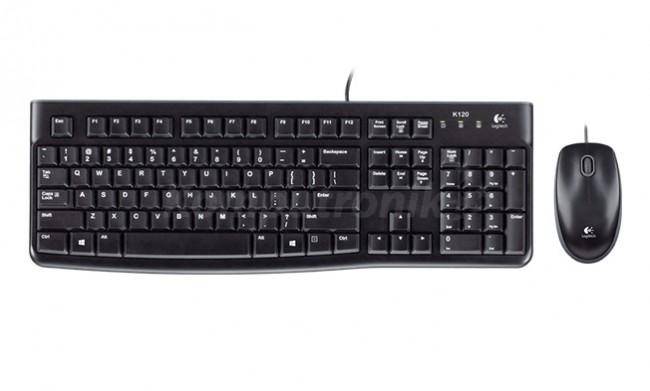 Keyboard Logitech Desktop MK120 - keyboard and mouse set - US International / EER - Albagame