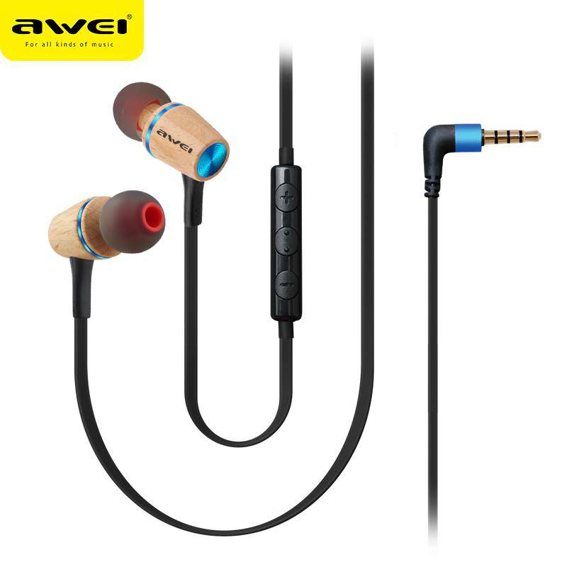 Earphone AWEI ES-60TY Wired Stereo In-Ear - Albagame