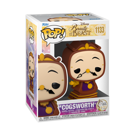 Figure Funko Pop! Disney 1133: Beauty And The Beast Cogsworth - Albagame