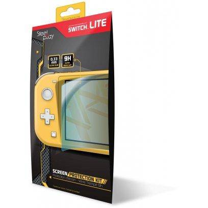 Screen Protection Kit Nintendo Switch Lite Steelplay 9H Ultra Resistant Glass - Albagame