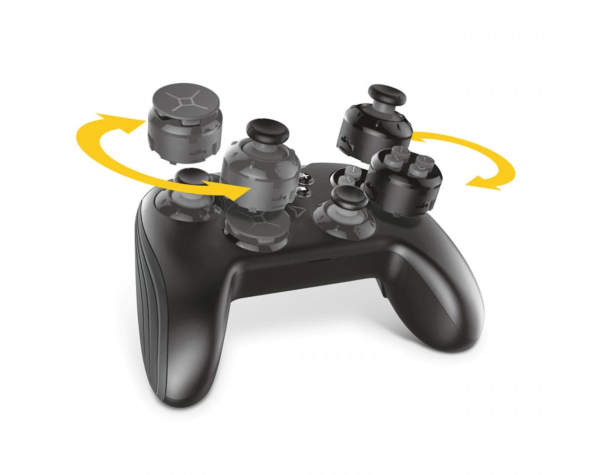 Wireless Customizable Steelplay Controller + 2 Cases for Switch - Albagame