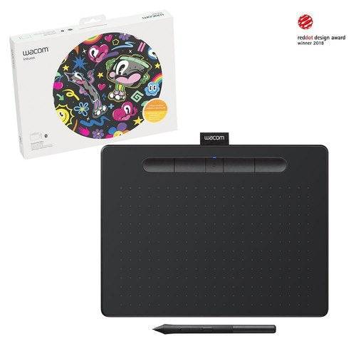 Wacom Intuos Bluetooth Graphics Tablet Medium Black - Albagame