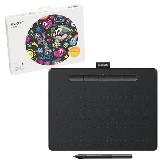 Wacom Intuos Bluetooth Graphics Tablet Small Black - Albagame