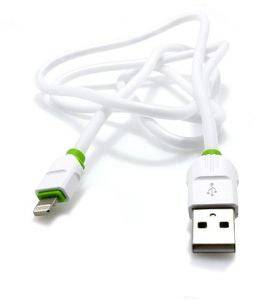 Cable Ldnio Lightning Apple USB Cable, 1m, White - Albagame