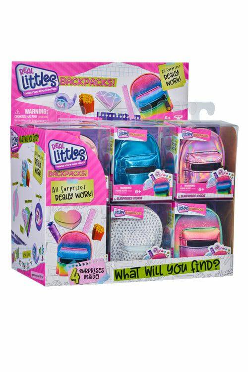 Set Real Littles Micro Backpack & 4 Stationery Surprise - Albagame