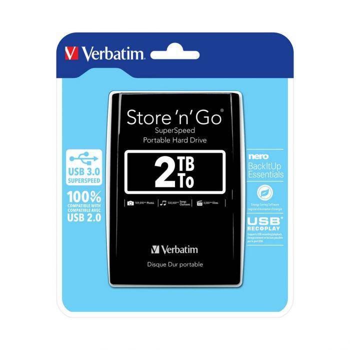HDD External 2TB Verbatim 53177 - Albagame