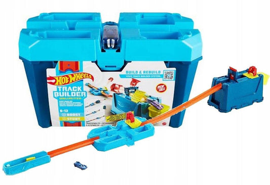 Vehicle Hot Wheels Track Builder Crash Box Playset - Albagame