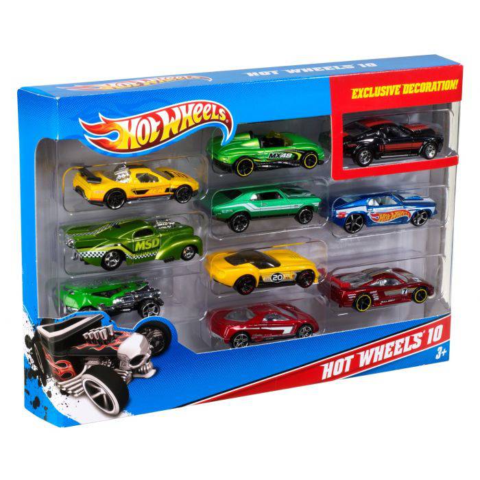 Vehicle Hot Wheels 10 Cars Giftpack - Albagame