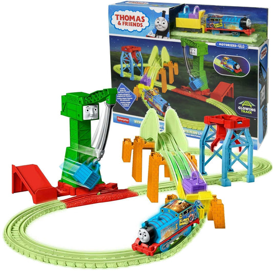 Vehicle Thomas & Friends Trackmaster Hyper Glow Night Delivery Playset - Albagame