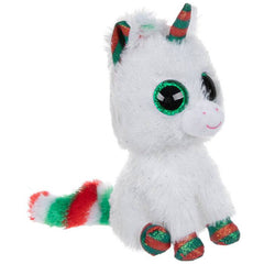 Plush Ty Beanie Boos Snowfall Christmas Unicorn 15cm - Albagame