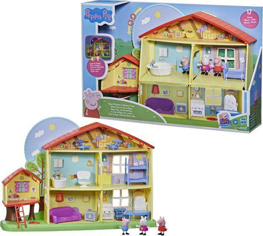 Set Peppa Pig Peppas Playtime to Bedtime House - Albagame