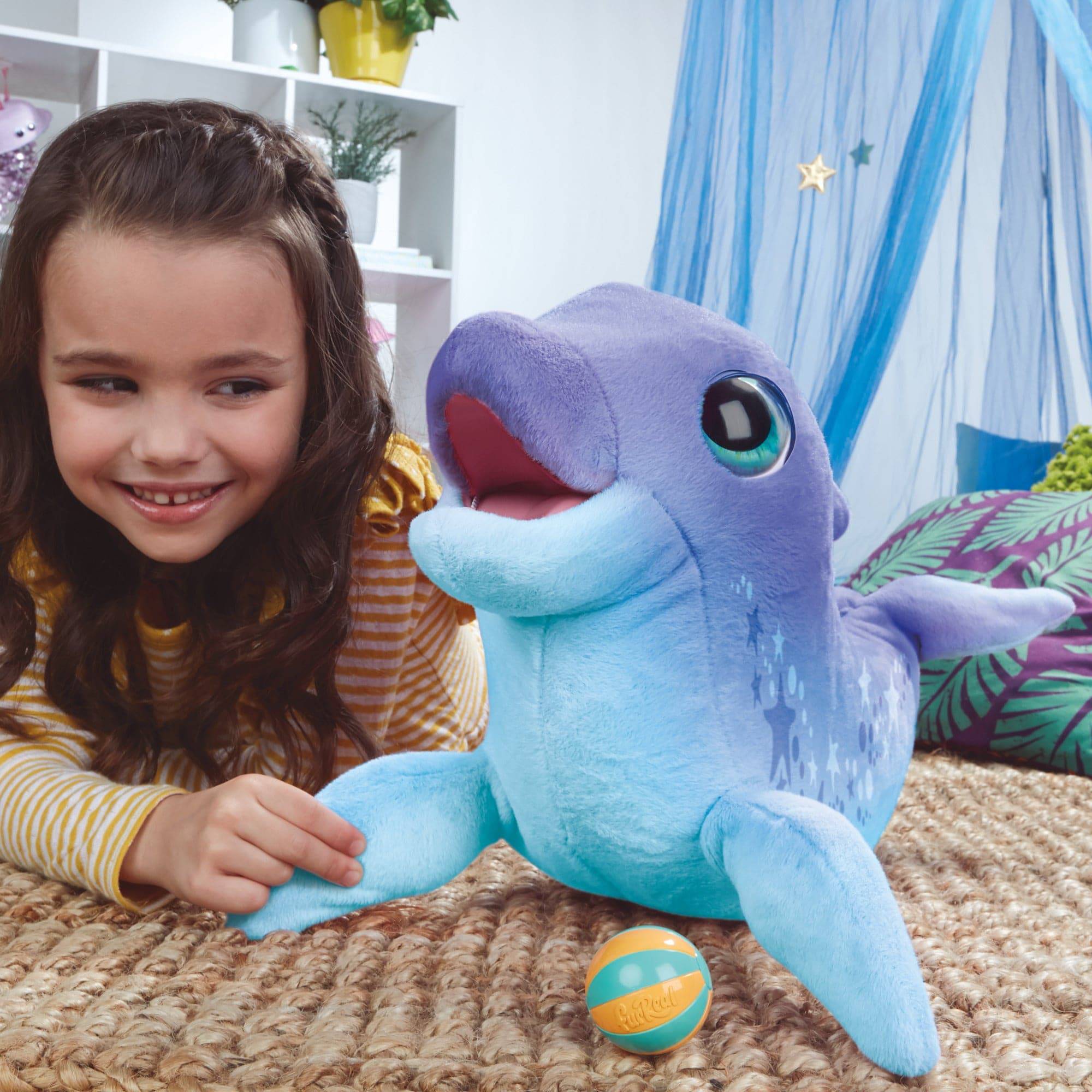 Plush FurReal Friends Dazzlin Dimples My Playful Dolphin - Albagame
