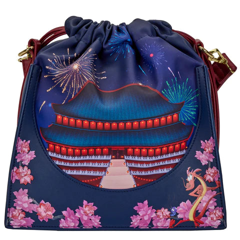 Crossbody Bag Disney Mulan Castle Cinch Sack - Albagame