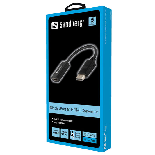 Adapter Sandberg DisplayPort to HDMI - Albagame