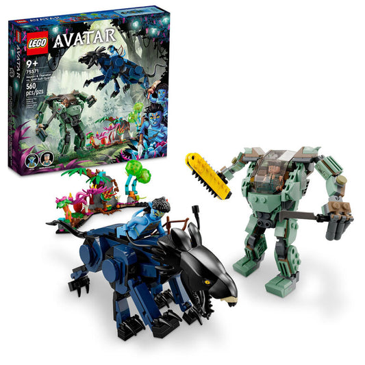 Lego Avatar Neytiri & Thanator vs. AMP Suit Quaritch 75571 - Albagame