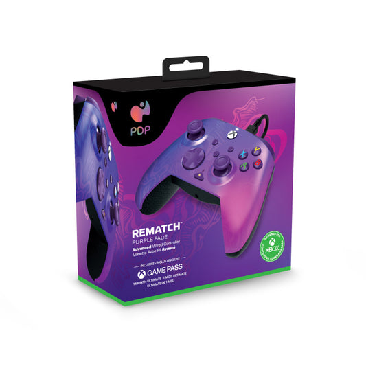 Controller Xbox PDP Wired Rematch Purple Fade - Albagame