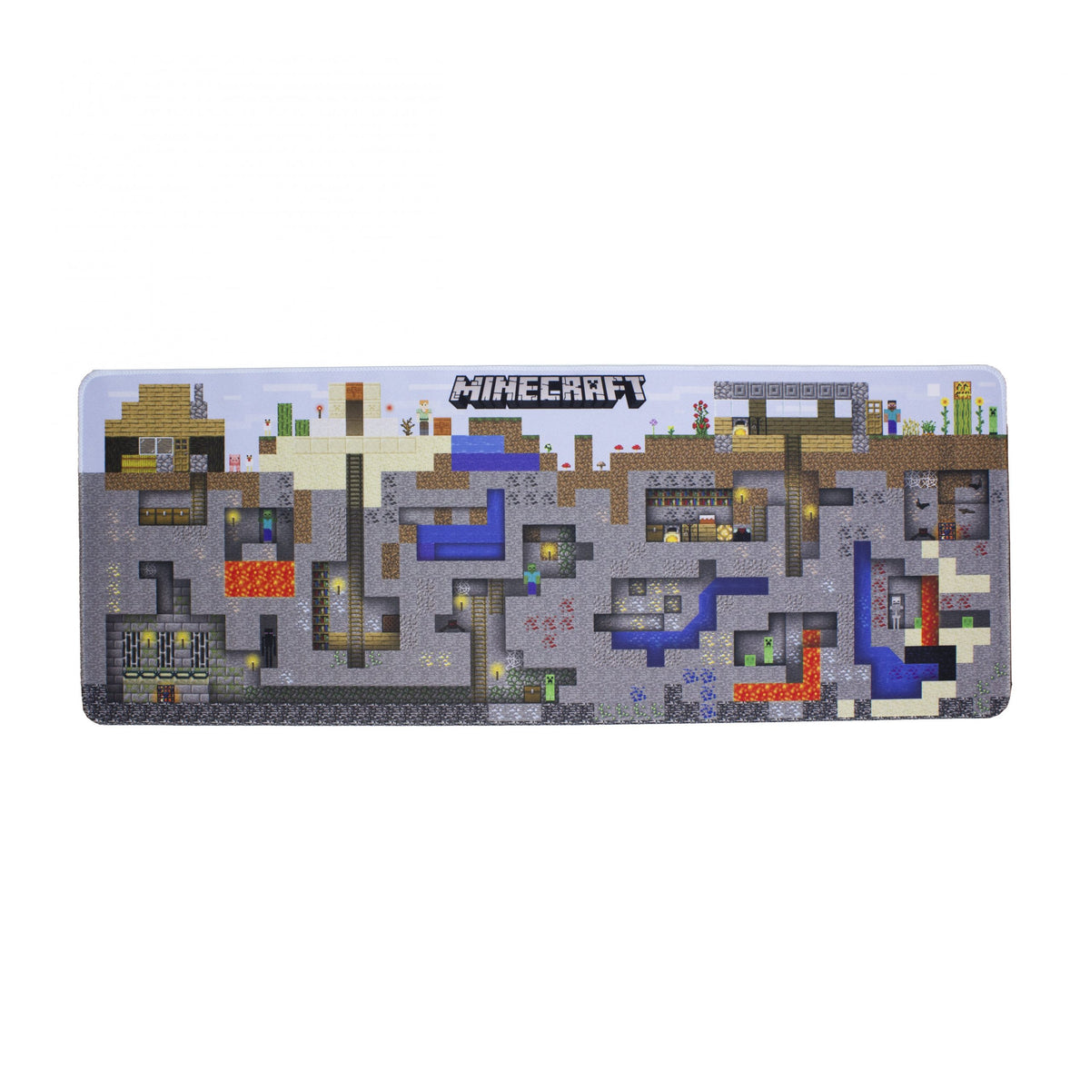 Logo Desk Mat Minecraft World - Albagame