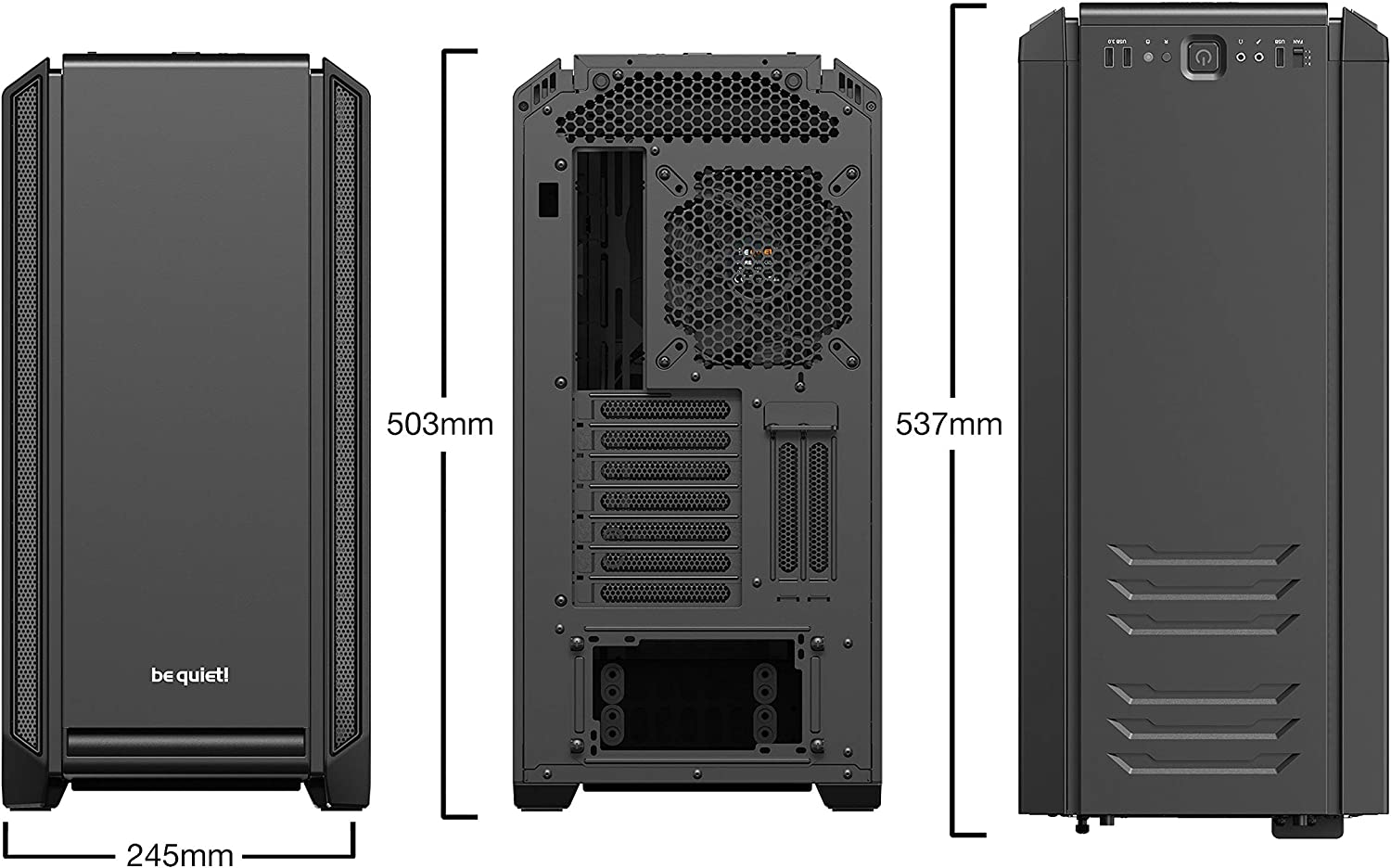 Case be quiet! SILENT BASE 601 , ATX - Albagame