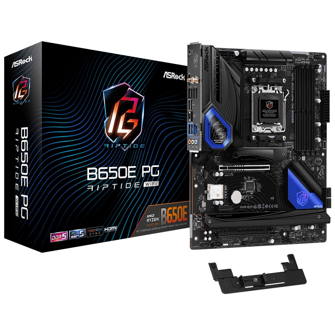 Motherboard Asrock B650E Phantom Gaming Riptide WiFi , Socket AM5 , ATX - Albagame