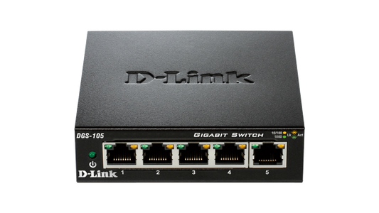 5 Porta Gigabit D-Link Metalic Switch - Albagame