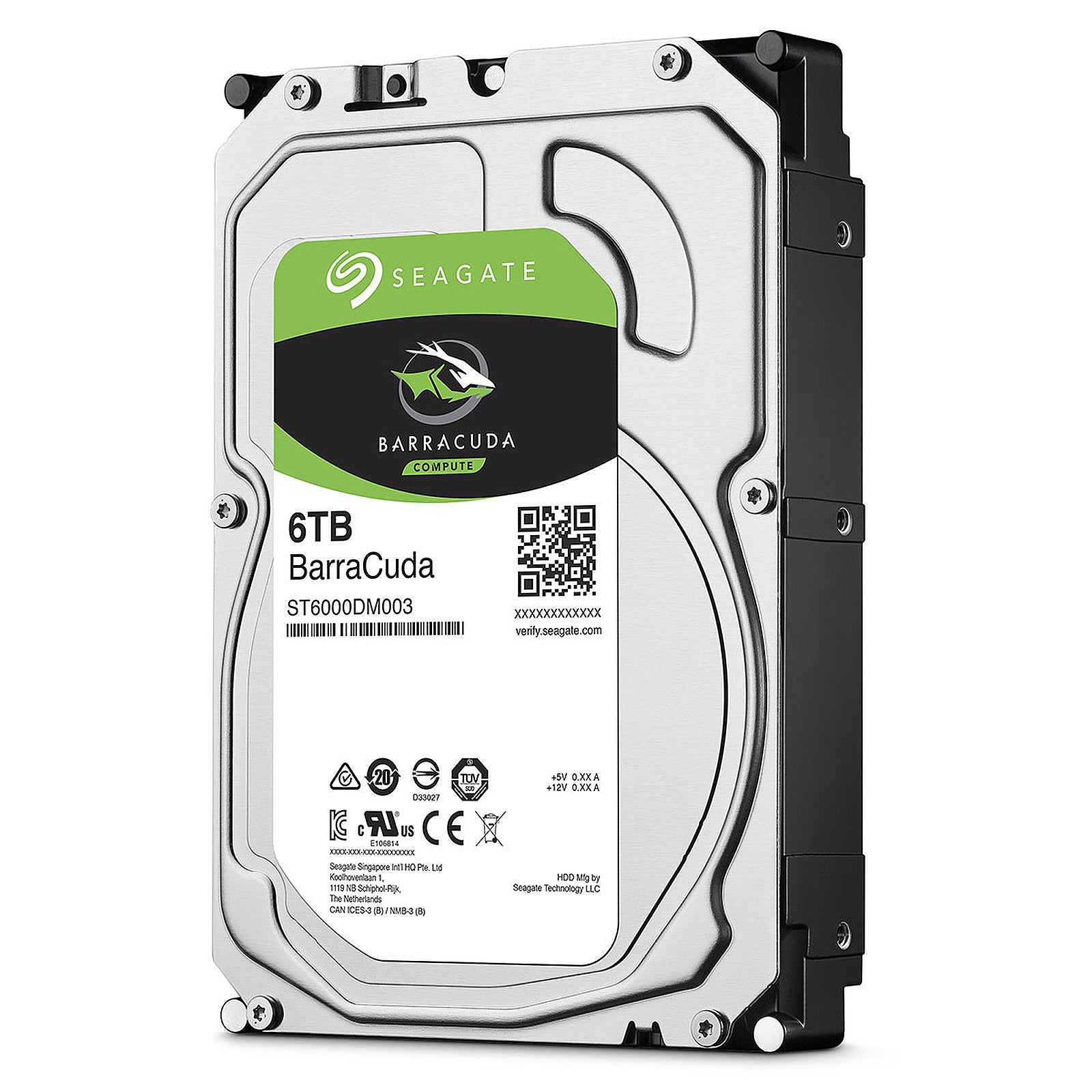 6TB Seagate BarraCuda SATA 3.5" - Albagame