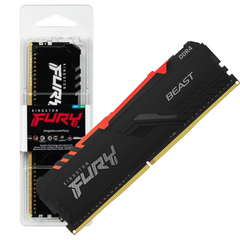RAM 16GB Kingston FURY Beast RGB 1x 16GB 3200Mhz DDR4 - Albagame