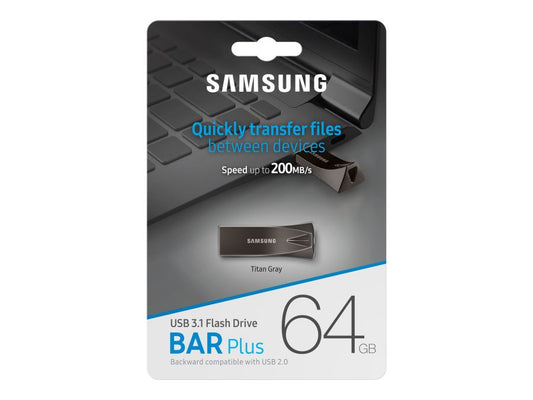 Flash Drive 64GB Samsung Bar Plus - Albagame