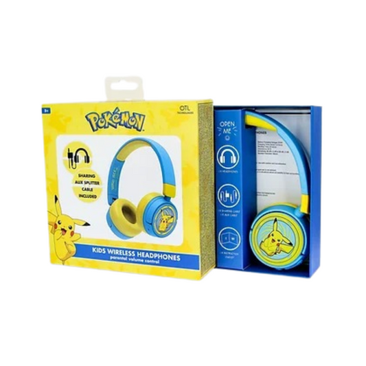 Headphone OTL - Pokemon Pickachu Kids Bluetooth Headphones - Albagame