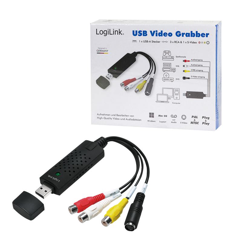 LogiLink USB-A to Audio/Video grabber - Albagame