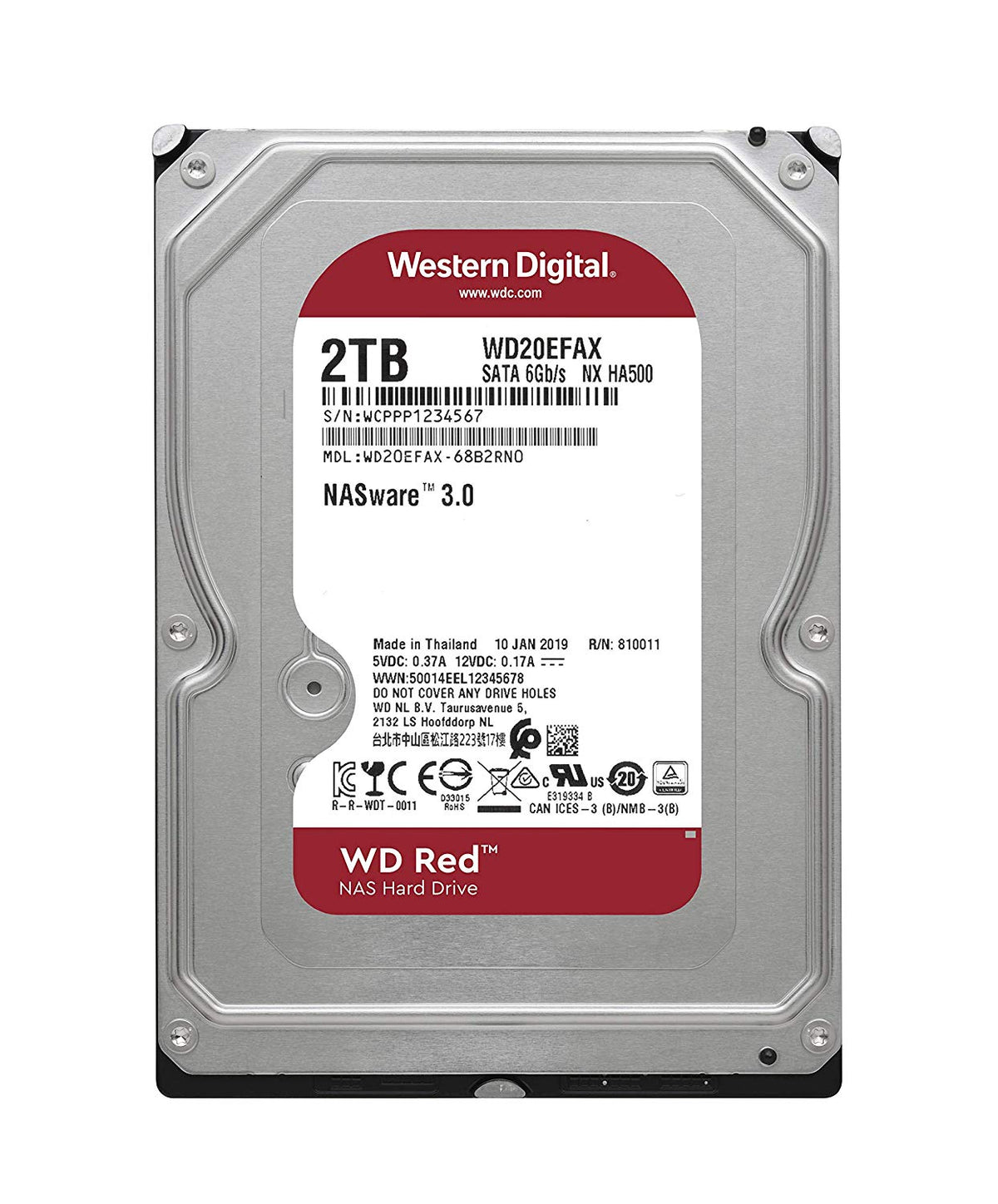 HDD 2TB Western Digital RED - Albagame