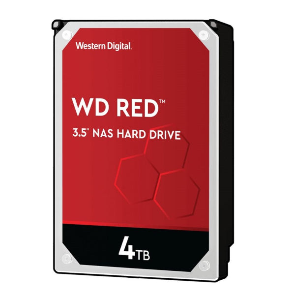 4TB Western Digital RED SATA 3.5" Ideal for NAS Systems ( Network Attached Storage ) - Albagame