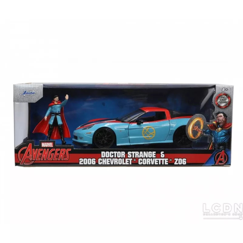 Vehicle Jada Chevrolet Corvette Z06 2006 With Doctor Strange 1:24 - Albagame