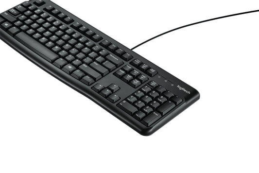 Logitech K120 keyboard Wired USB Black 920-002479 - Albagame