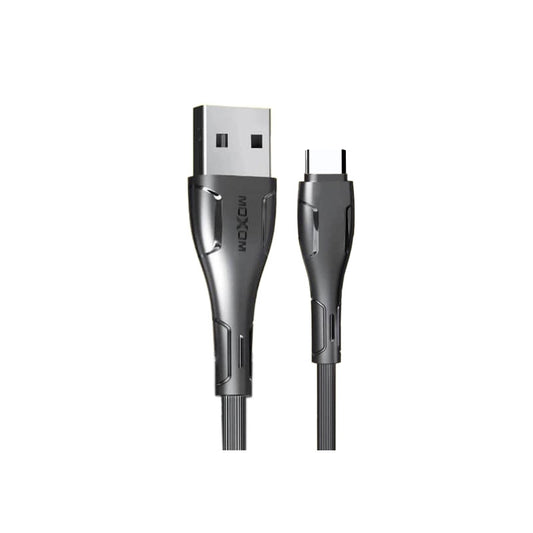 Cable Moxom USB-A to USB-C , 1m , Black - Albagame