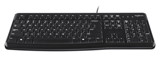 Logitech K120 keyboard Wired USB Black 920-002479 - Albagame