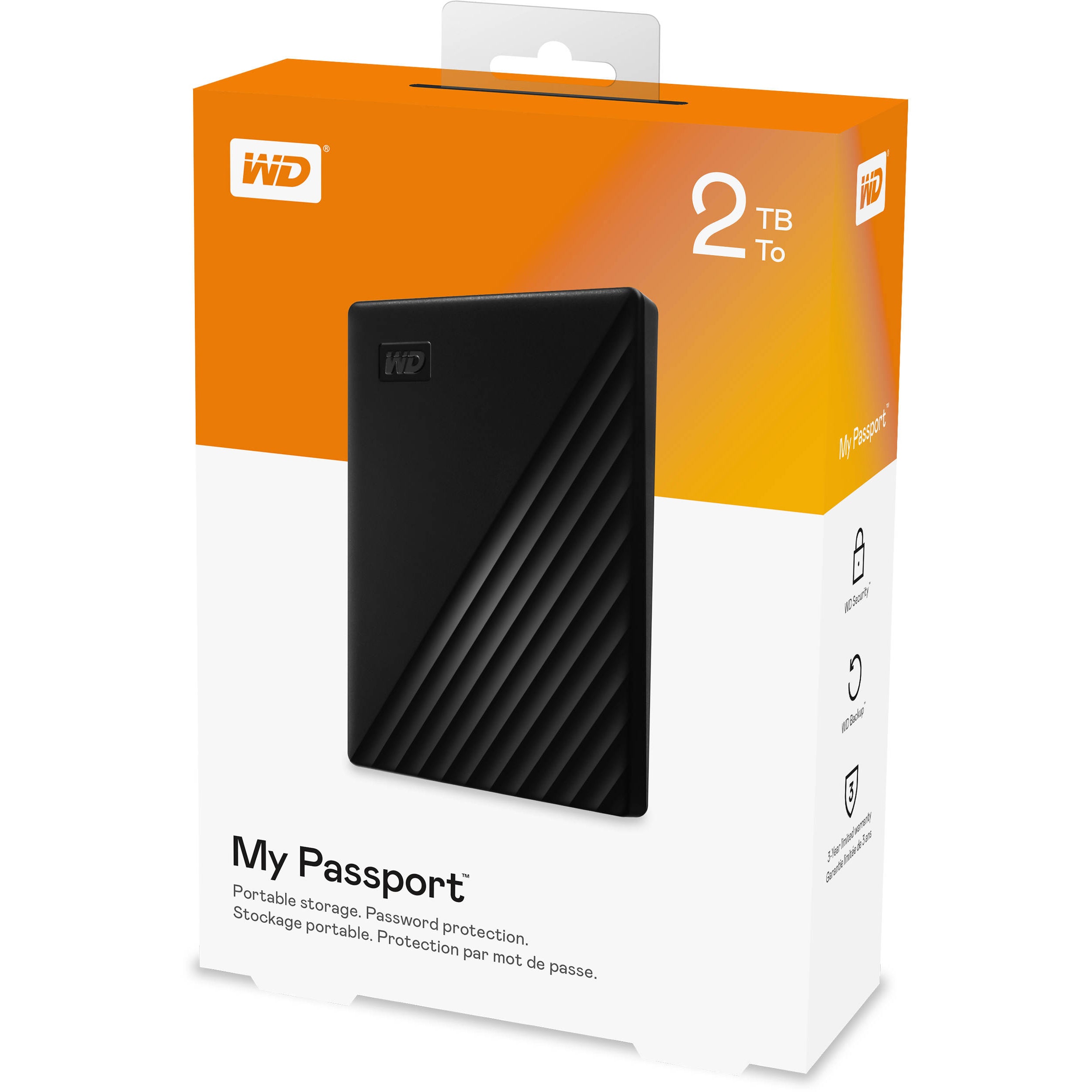 2TB Western Digital My Passport 2.5" USB 3.2 Gen1  (External Hard Drive) - Albagame